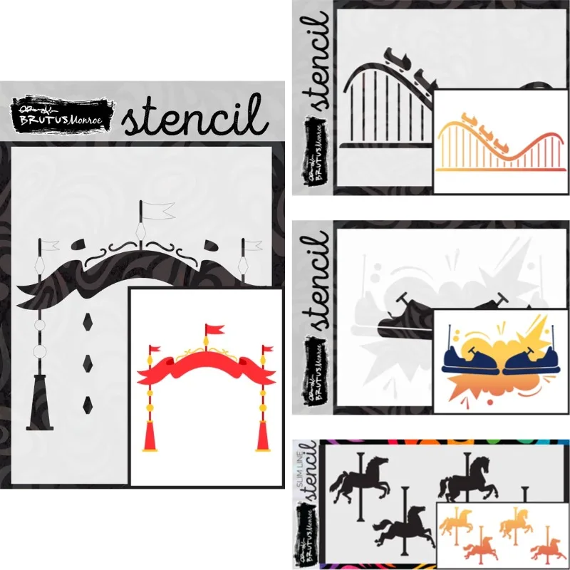 The Car Is Driving on a Small Slope Cutting Stencil Scrapbook Diary Decoration Stencil Embossing Template DIY Greeting Card 2026
