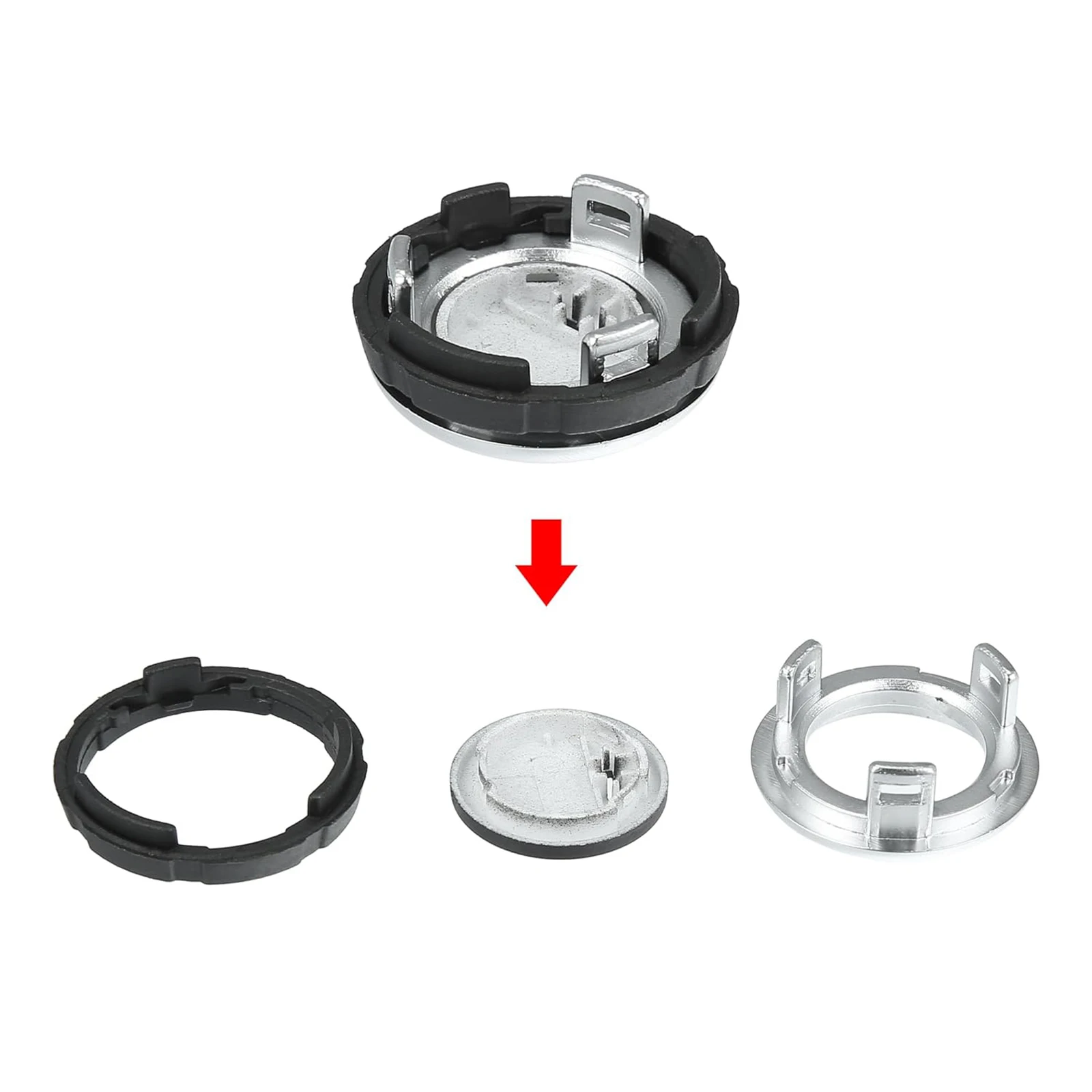 1Pc Air Conditioner A/C Rotation Climate Control Switch Knob Button 61319393931 For BMW 528i 535i 550i 640i 650i Car Accessories