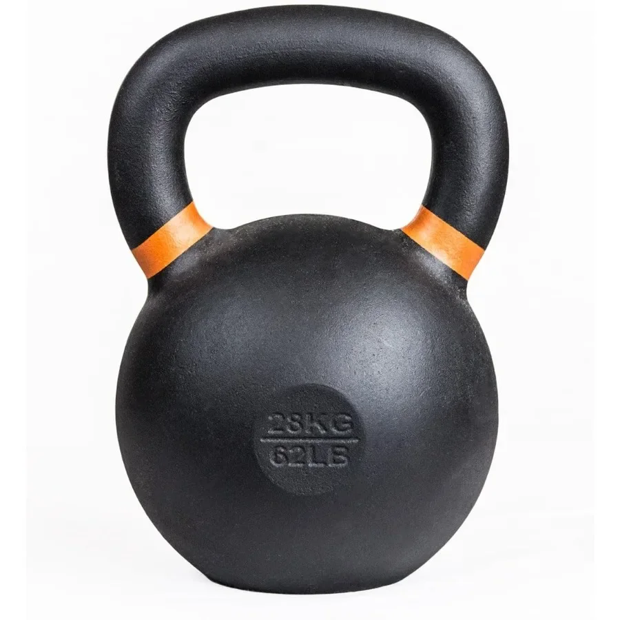 مجموعة Kettlebell والفردي من 4 كجم إلى 24 كجم من 9 رطل إلى 53 رطل، وزن قابل للتعديل من الحديد الزهر، تدريب القوة لصالة الألعاب الرياضية المنزلية