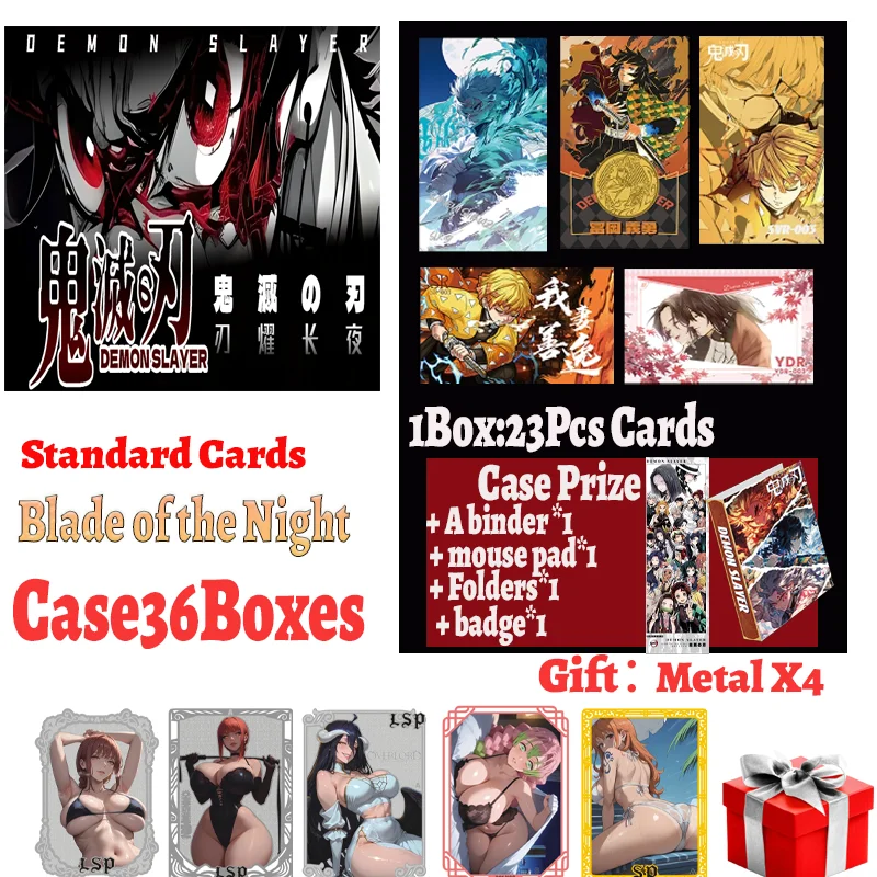 

Blade of the Night DS Demon Slayer Ds Standard Cards Anime Kimetsu Yaiba Tanjirou Kamado Nezuko Card Kids Gift Demon Slayer Car