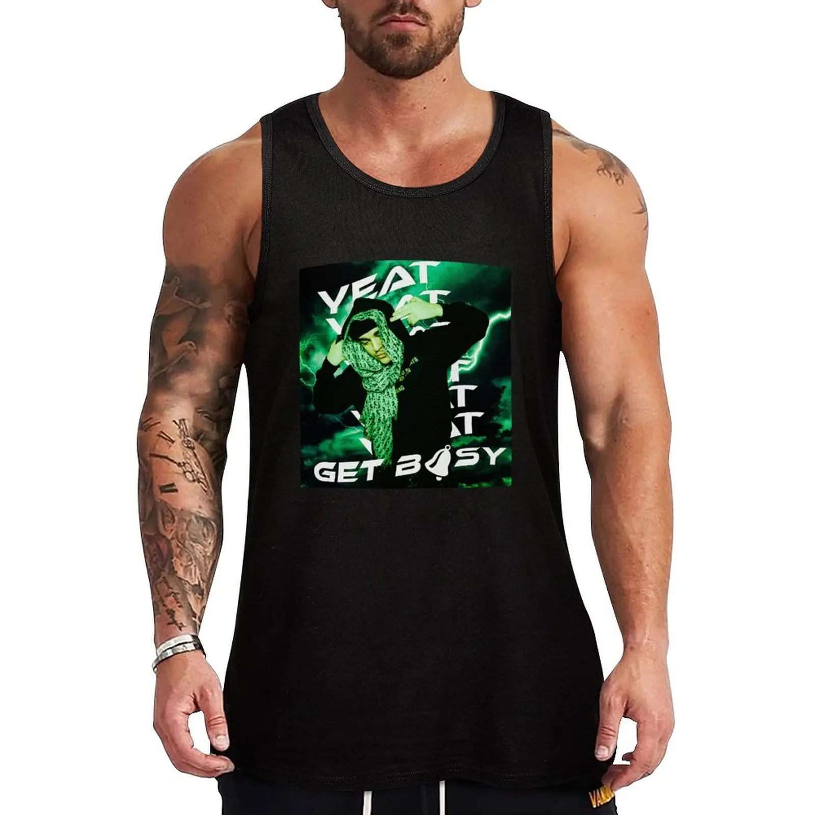

Yeat Get busy shirt Tank Top t-shirts for men sleeveless t-shirts for men men gym