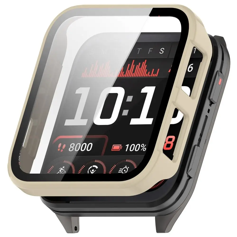 PC + Casing Pelindung Tempered Pelindung Layar Bumper Anti Gores Cakupan Penuh Cangkang Penutup Ultra-HD untuk Garmin Venu X1