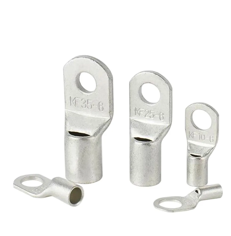 10PCS SC 70-6 70mm2 10mm Bolt Hole Tinned Copper Cable lugs Battery Terminals Brand New