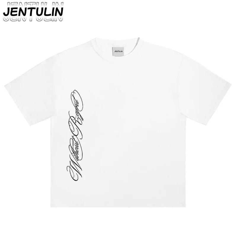 Y2K Cotton T-shirt Grunge Goth Punk Streetwear High street Short Sleeve T-shirt Vintage Unique Classic Minimalist Casual Clothes