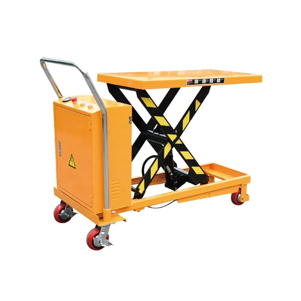 

Electric Lift Table 1 Ton Lifting Equipment Table Cart 800kg Platform Lifts For Sale DP800/1000