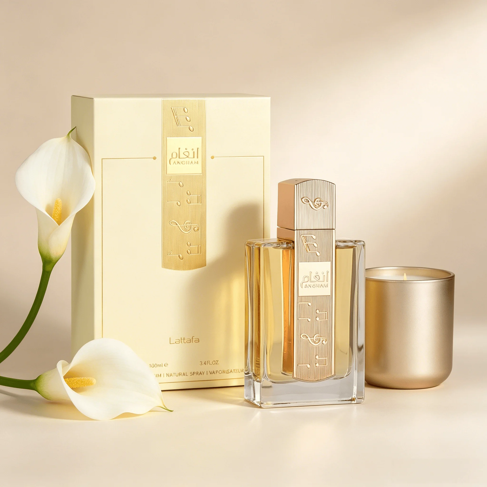 Yara Perfume Fragrance Notes - ヤラ・ラッタファ アンガム オードパルファム 100ML オリジナルギフトボックス付き 長持ちする温かく柔らかなフローラルウッディフレグランス