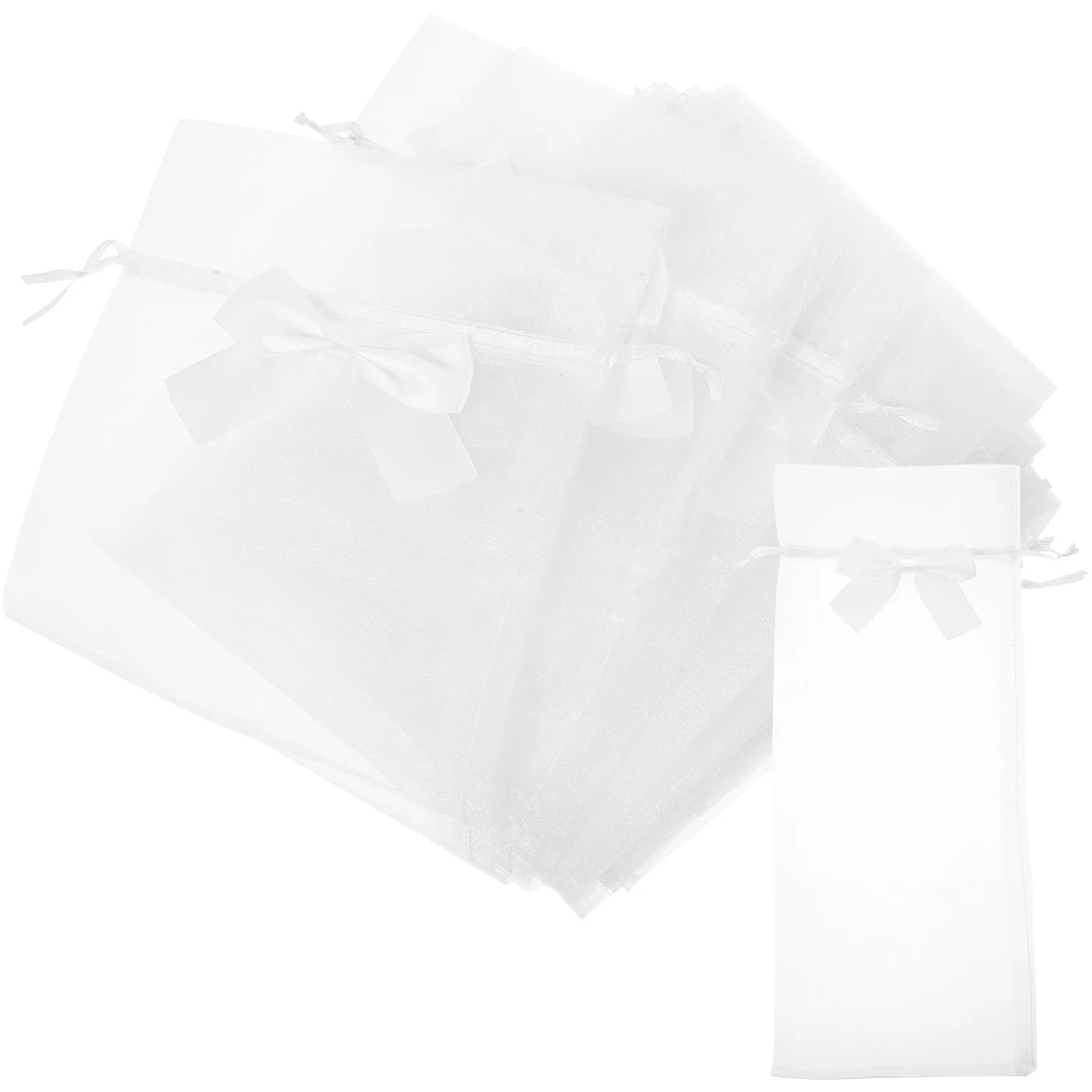 

30 Pcs Red Gauze Bag Bottle Gift Favor Bags Reusable Carrier Drawstring Packing Wrapping Birthday