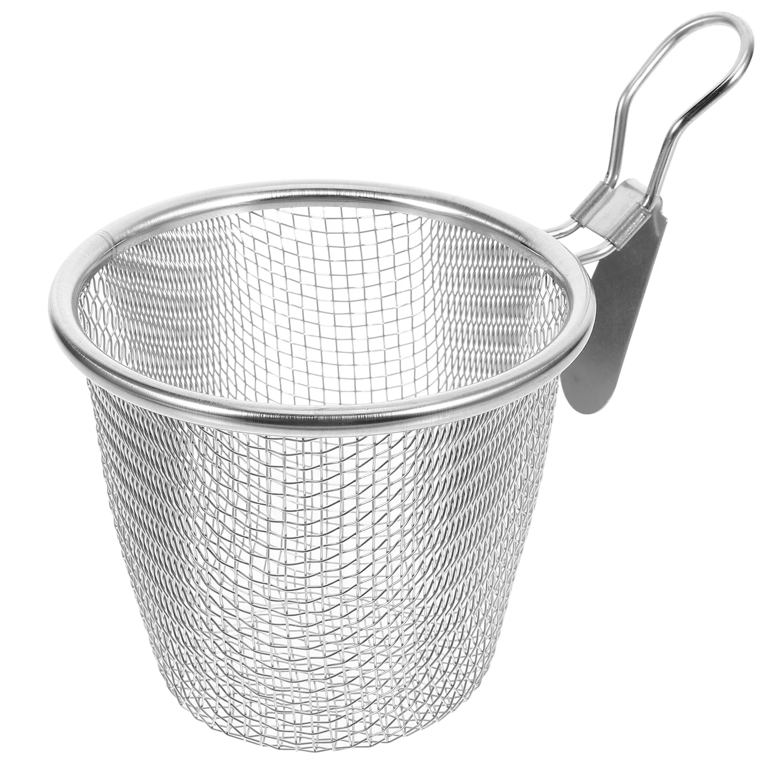 Strainer Basket Pasta Noodle Mesh Stainless Colander Steel Skimmer Spaghetti Spider Fry Ramen Metal Handle Fine Flour sifter