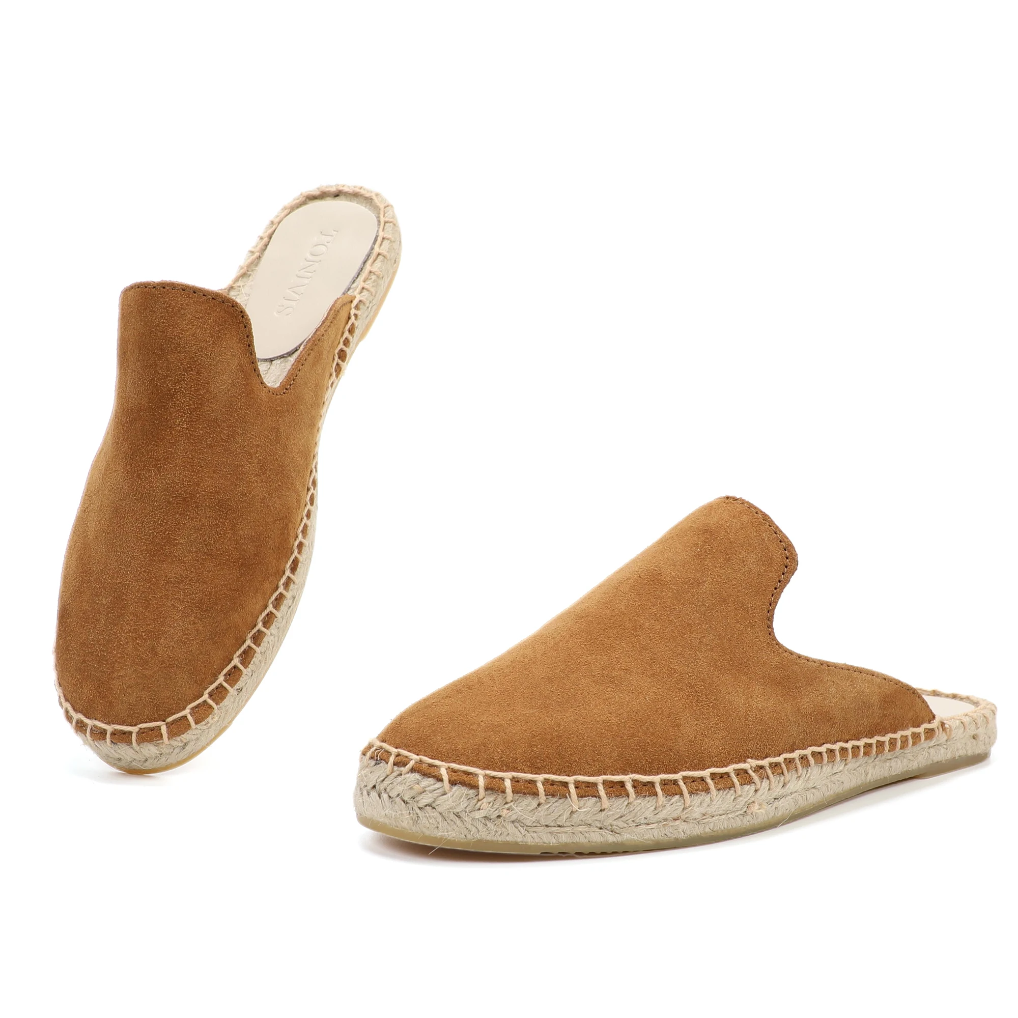Klassische Espadrille-Pantoletten für Damen – bequeme und vielseitige Hausschuhe in trendigen Farben – Detail 3
