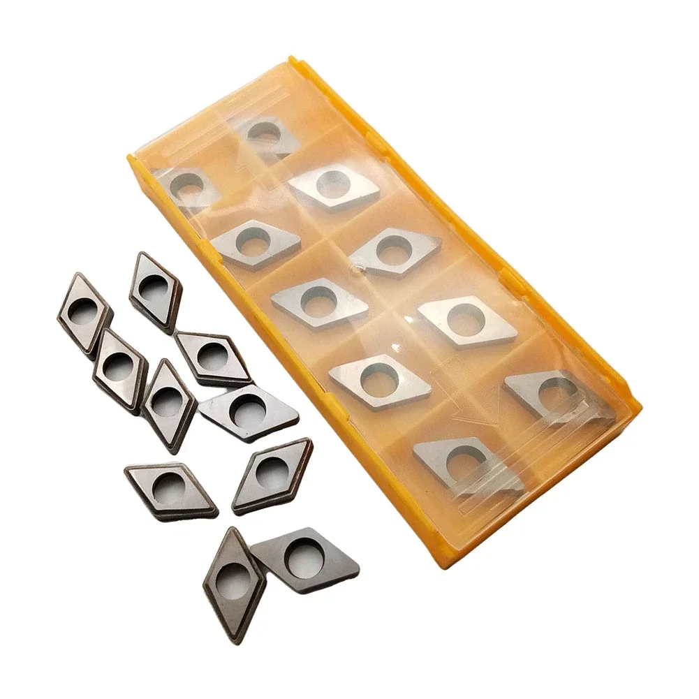 10PCS Carbide Insert DCMT11T304/02/08/12 For Finish Curved Concave Surfaces Hollow Jobs For General Wood Turning Applications