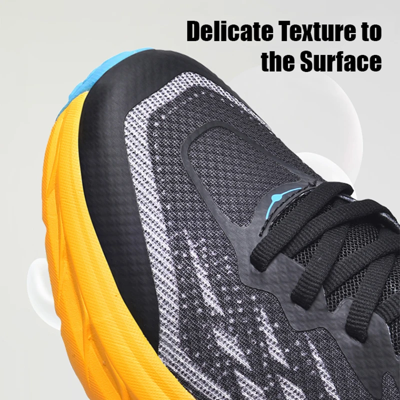Men's Marathon Shoes Running Shoes Breathable High elasticity Cushioning Male Lightweight Sports Shoes Fitness Training image 2