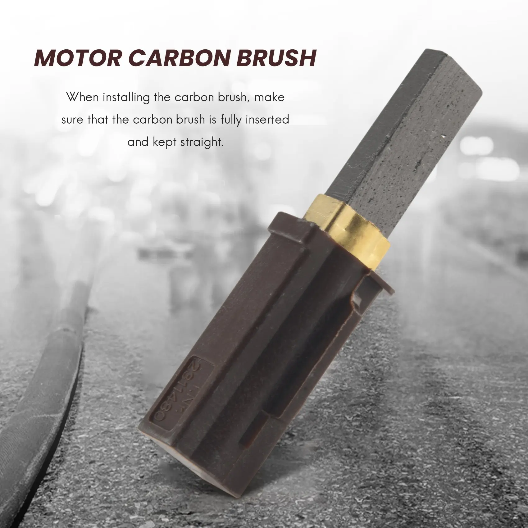 Escova de carbono para motor de vácuo elétrico M17K 2311480 333261   33326-1 para ferramentas de motor de vácuo Ametek Lamb Mar