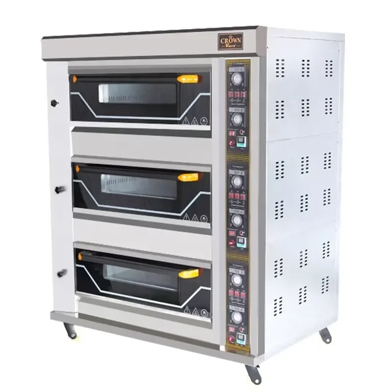 2026 OEM&ODM Factory Price Commercial Bakery Equipment 3 Deck 6 Trays Baking Bread Oven