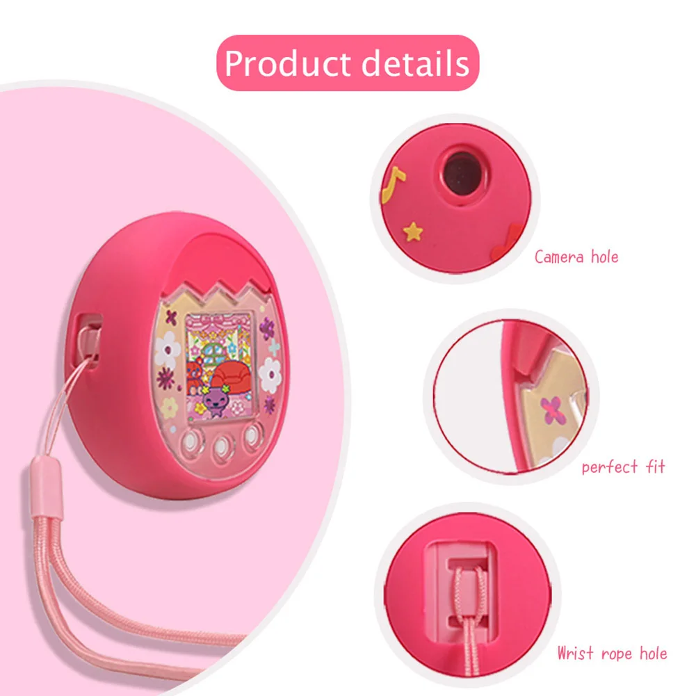 Electronic Pet Machine Silicone Cover Case Waterproof Anti-fall Protector for Tamagotchi Pix Games Accessories - Image 5
