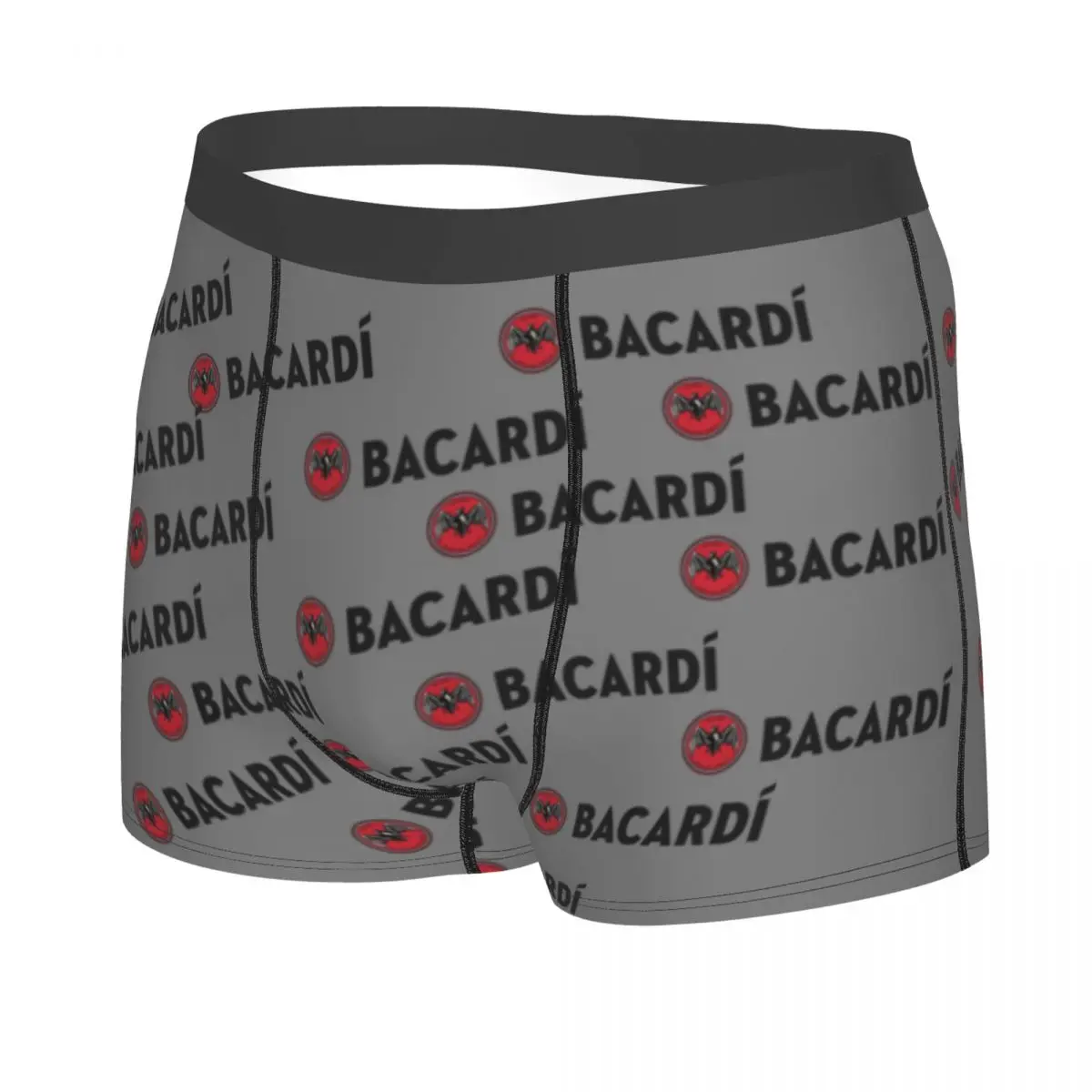 Мужские трусы-боксеры Bacardi Bucket, дышащее нижнее белье, высококачественные шорты с принтом, идея для подарка