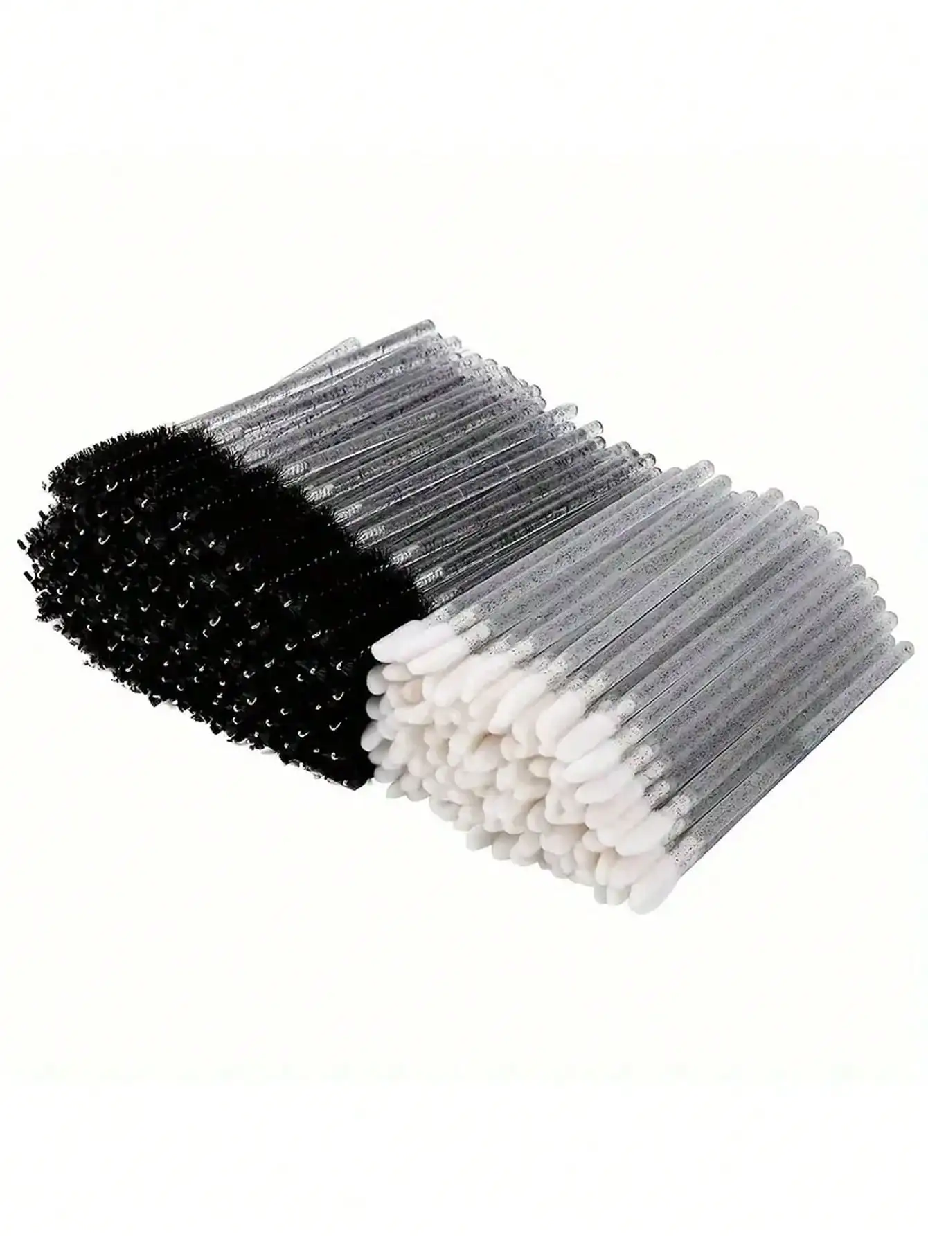 100 Pcs Disposable Lip Brushes Applicator Wands Portable Lipstick Lip Gloss Makeup Brushes Cosmetic Lip Make‑up Tools