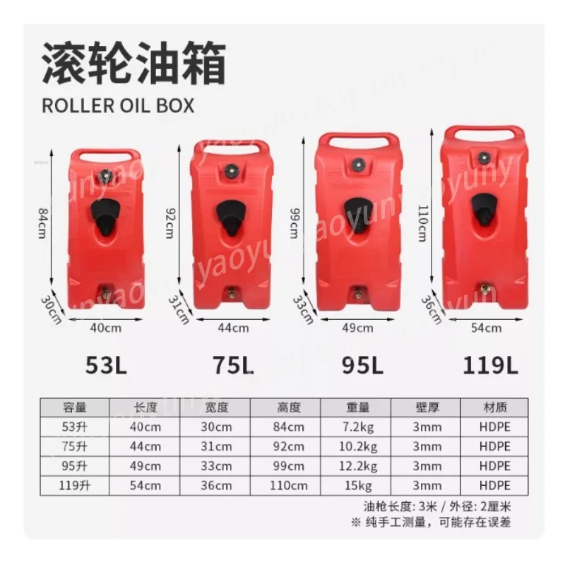 

Portable Leak Proof Large Capacity Fuel Storage Can for Motorcycle Lawn Mower