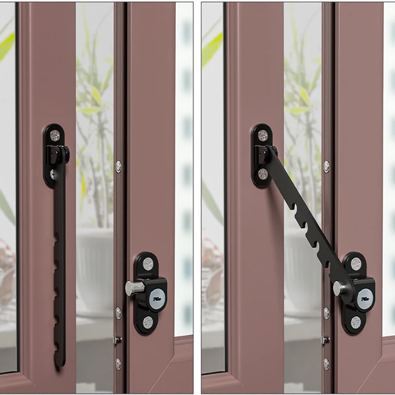 Inner Window Limiter for Children, Latch, Rolha de posição, Home Security, Door Sash Lock, Baby Safety Protection