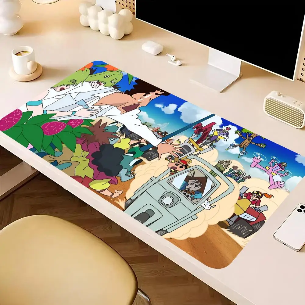 C-Crayon S-ShinChan Mouse Pad Large Game Accessories Keyboard Mousepad Gamer Extended Pad Mouse Pads Table Mat