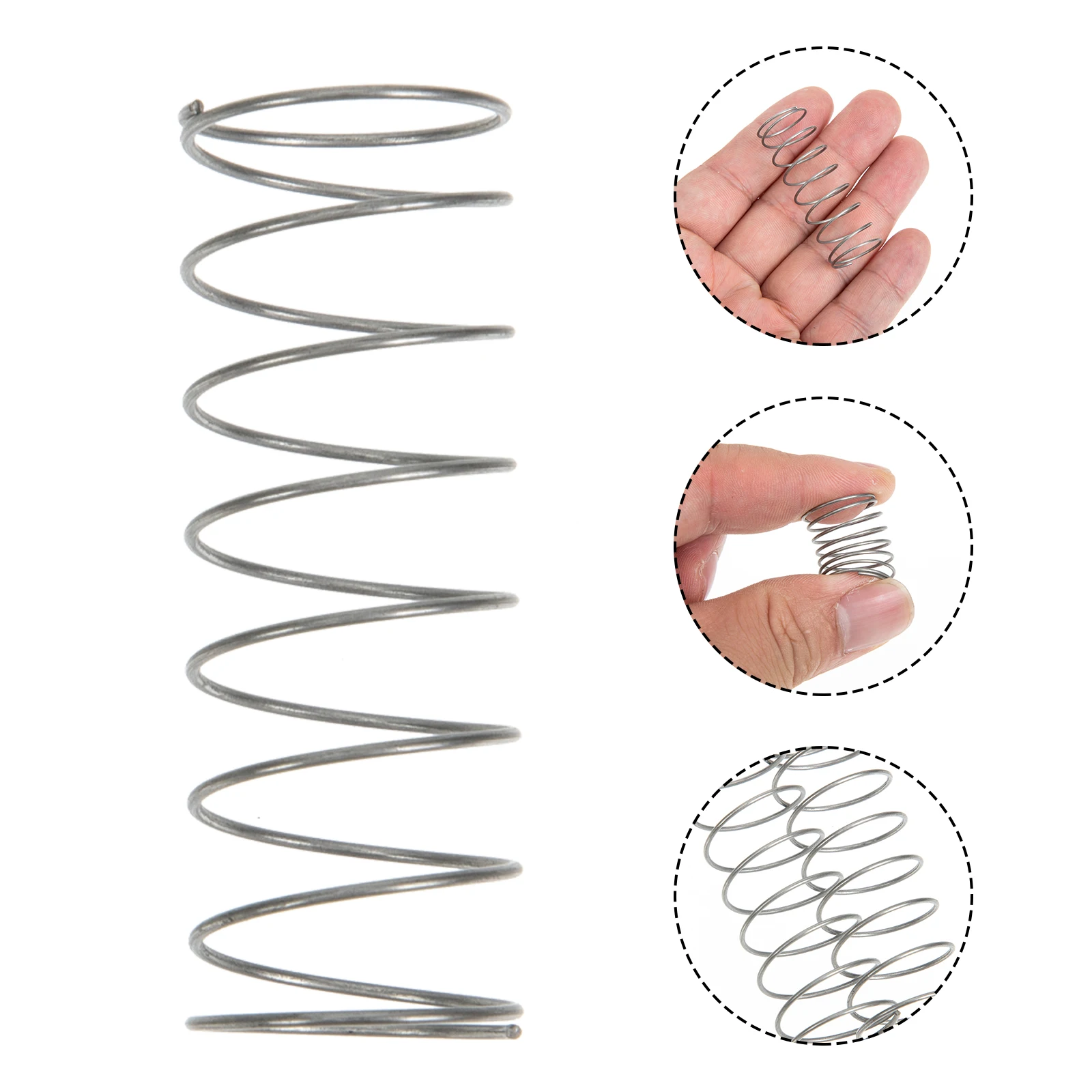 

3pcs Bass Trumpet Button Spring Replacement Parts Durable Stainless Steel Quality Most Trumpets Compatible Accessories