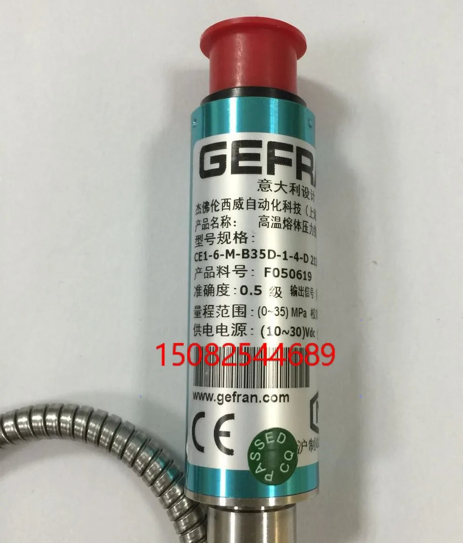 

2025.6 new Italian jeffron melt pressure sensor CE1-6-M-B35D-1-4-D-2130X000X00