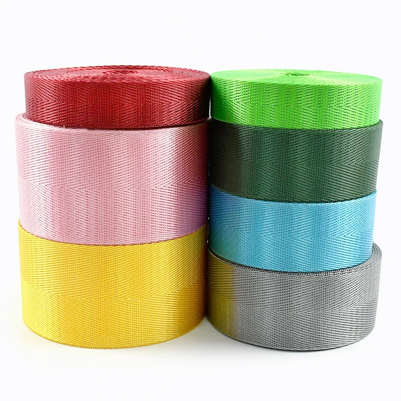 

5M 20-50mm Nylon Webbing Tape At The Meter 1mm Thick Bag Ribbon Strap Pet Leash Clothes Decorative Ribbons Sewing Accessories