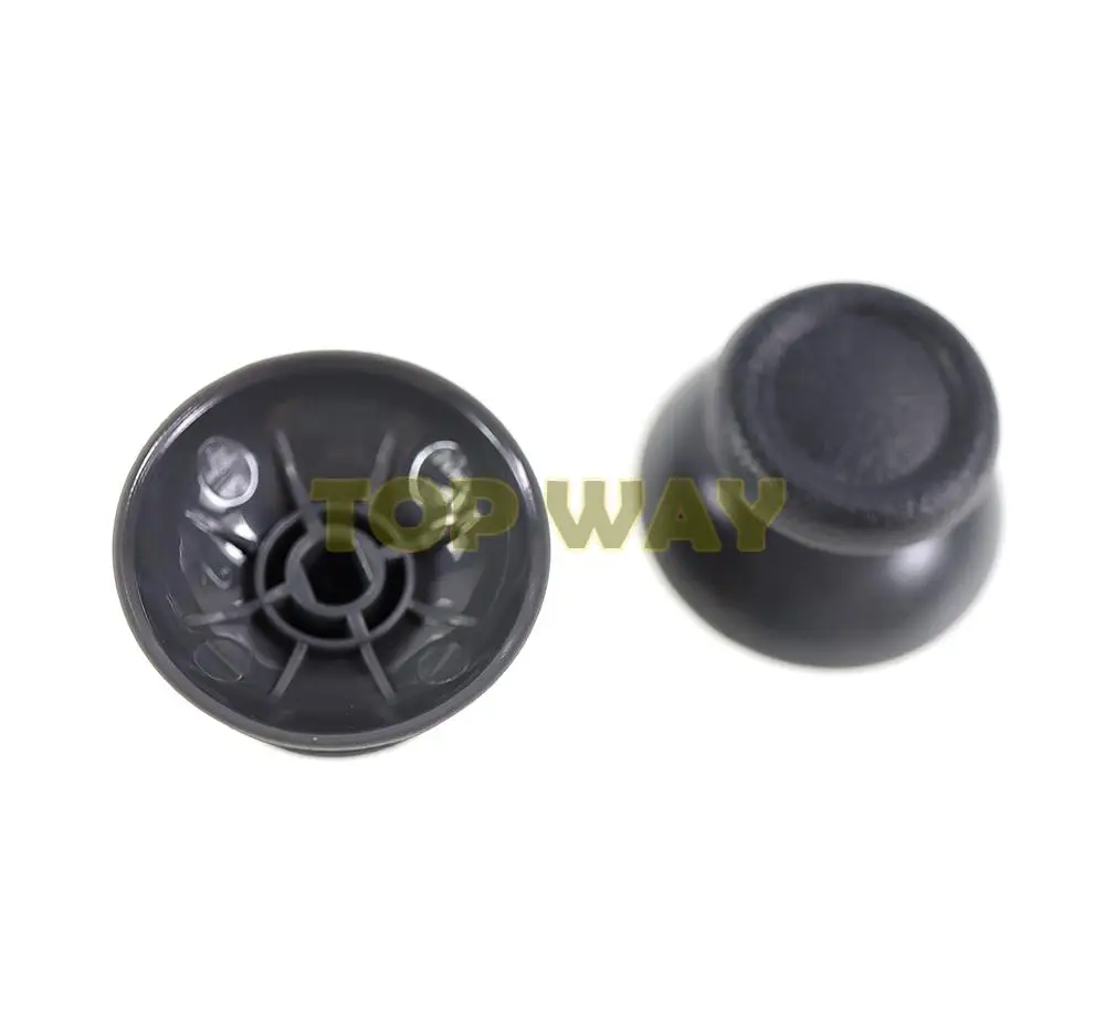 2PCS 블랙 그레이 오리지널 PS4 아날로그 커버 3D 썸 스틱 조이스틱 썸스틱 머쉬룸 캡 소니 플레이스테이션 4 컨트롤러용