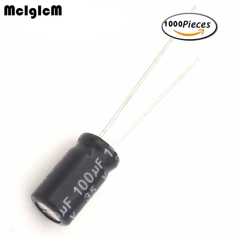 

1000pcs 100uF 220uF 2.2uF 330uF 1uF 47uF 35V 16V 400V 25V 16V 50V 6*12 Aluminum electrolytic capacitor