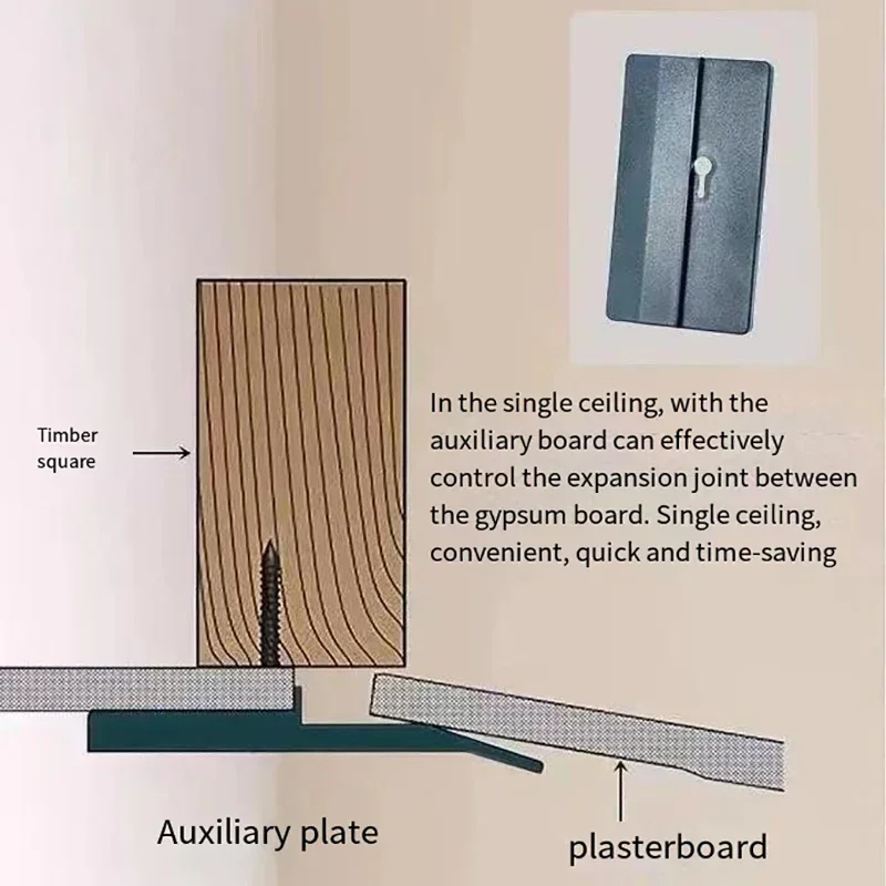 Drywall Fitting Tool Plasterboard Fixing Tool Room Ceiling Sloped Wall Decoration Carpenter Tool Ceiling Positioning Plate