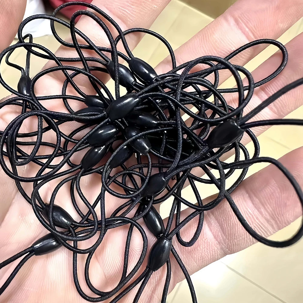 50/100 Stück elastisches Nylon-Schlüsselband für USB-Sticks, Telefone, Schlüsselanhänger, MP4-Player, Ausweise, kleine elektronische Geräte, Anhänger-Seil – Detail 7