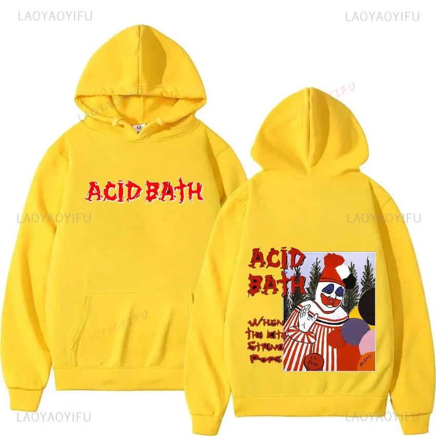 Sweatshirt For Men And Women Streetwear Tops Cool Hoody Acid Bath Hoodie Psychic TV Coil Sludge Metal Hoodies Fashion  Trendy