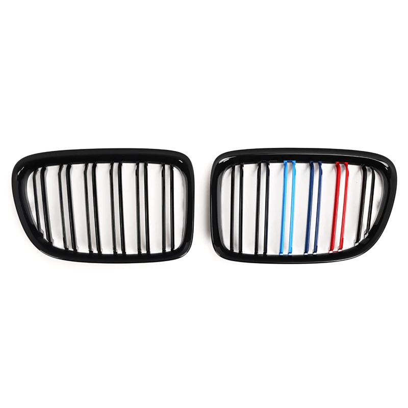 

Double Slat Kidney Grille Sport Front Hood Grill For BMW X1 E84 2011-2015 Gloss Black/Matte Black/M Color Car Accessories