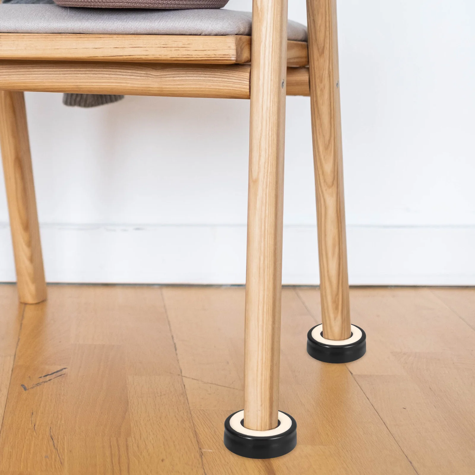 4 قطعة حماة أرضية أرجل الكرسي أقدام بلاستيكية يغطي مكافحة زلة الحد من الضوضاء منصات الأثاث أقدام كرسي بلاستيكية #3