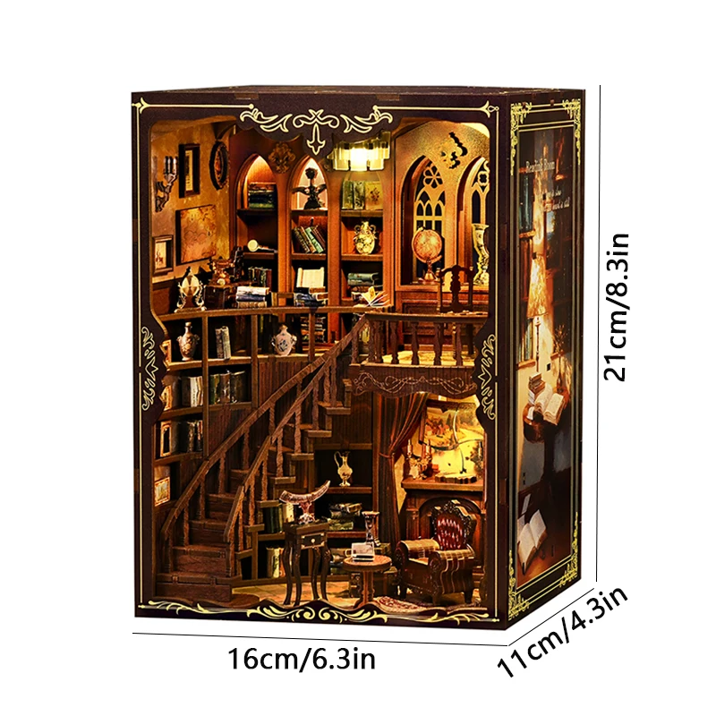 Drewniane miniatury domków dla lalek do samodzielnego montażu, zestawy budowlane, puzzle 3D, figurki z meblami, oświetlenie LED, kreatywne prezenty - domki dla lalek.