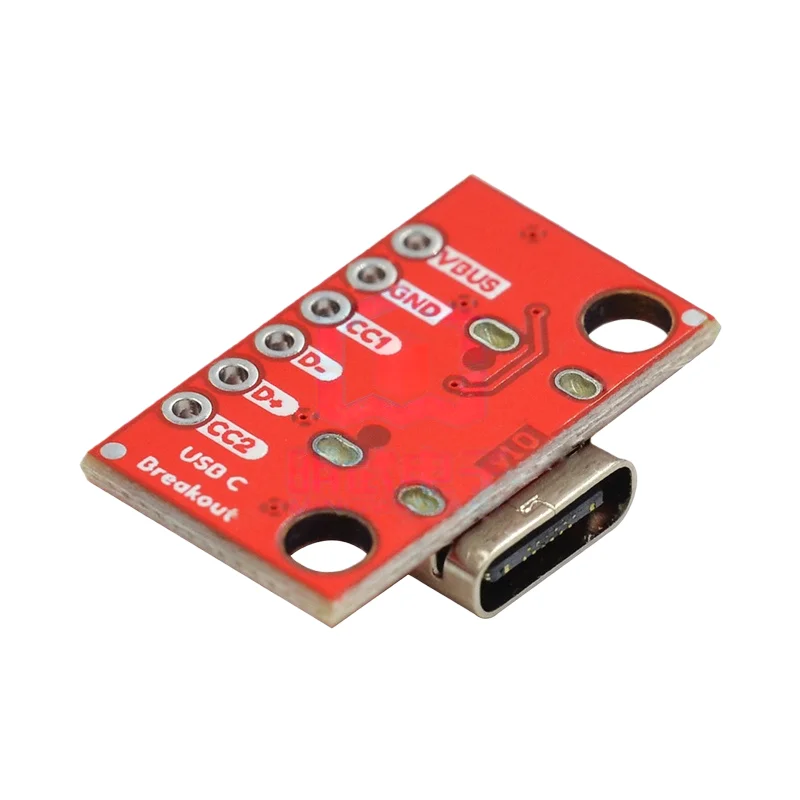 لوحة اختبار موصل سالب TYPE-C، USB3.1 16P إلى 2.54، وحدة لوحة محول الطاقة عالية التيار