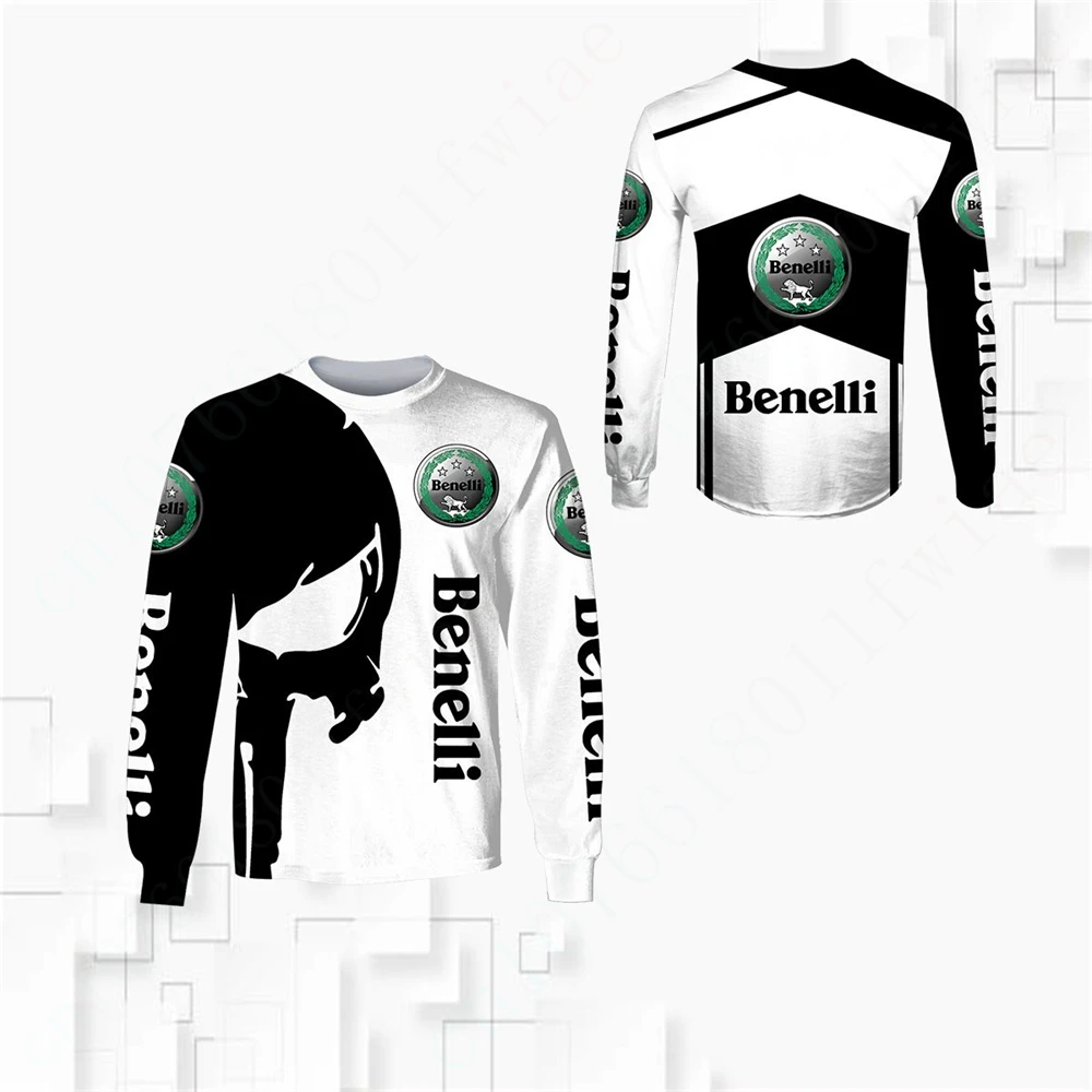 

Benelli T Shirt For Men Women Unisex Clothing Harajuku Sweatshirt Anime T-shirts Top Casual Quick Drying O Neck Long Sleeve