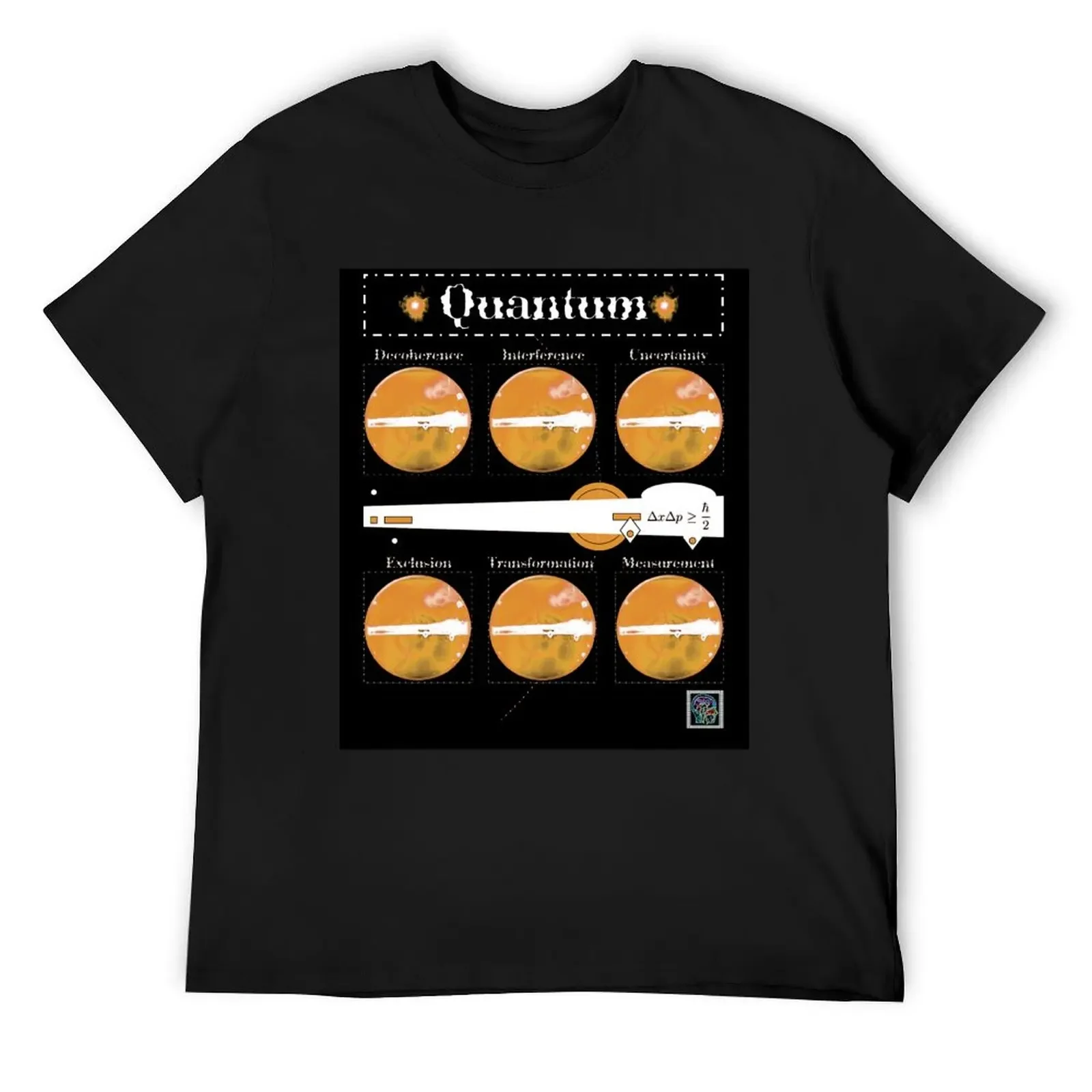 Sheldon Wears Quantum - ORANGE? T-Shirt oversizeds customizeds shirts graphic tee Blouse t shirts for men cotton