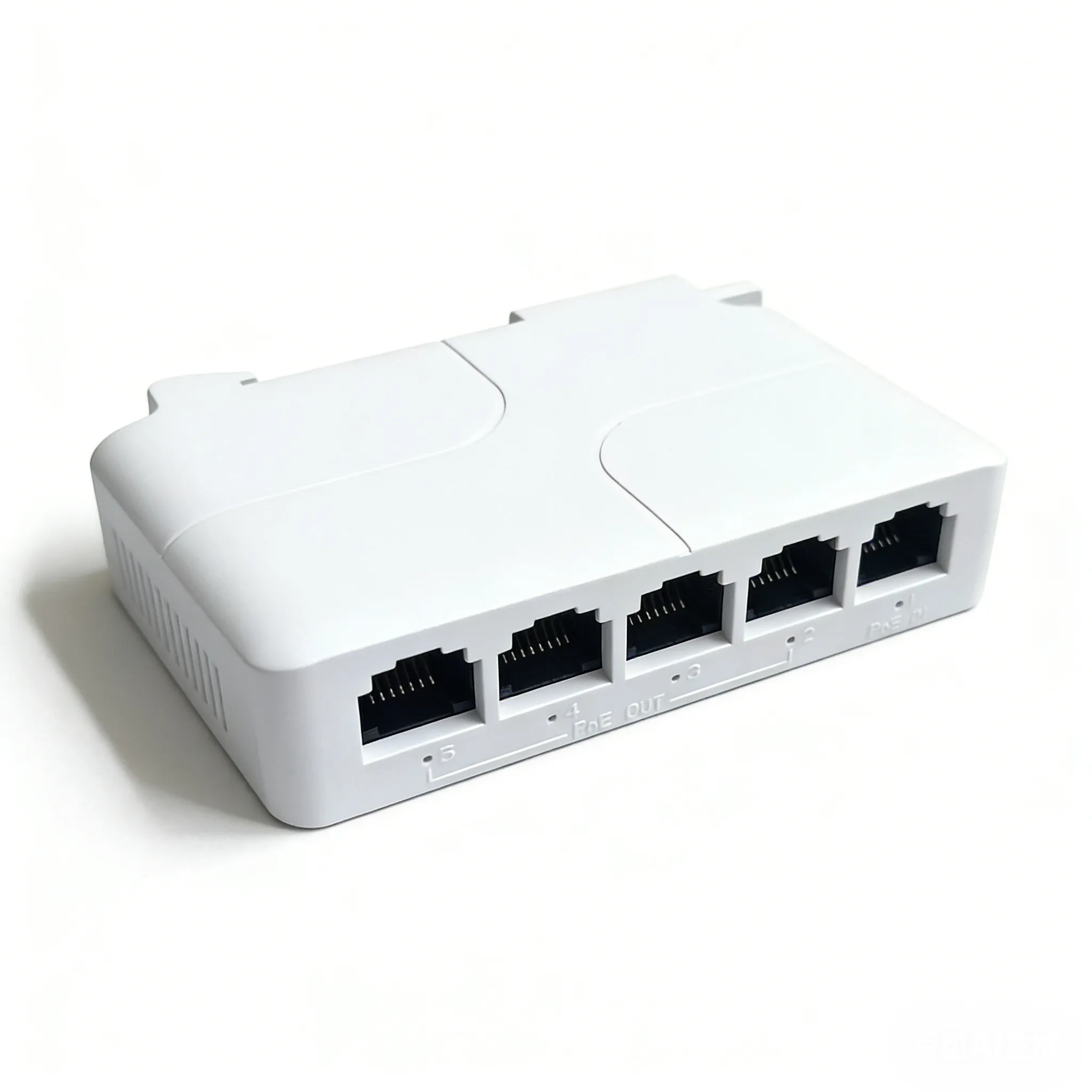 5 Port POE Extender 90W 10/100Mbps 1 in 4 Out 100 Meters Network Switch Repeater with IEEE802.3af for PoE Switch NVR IP Camera