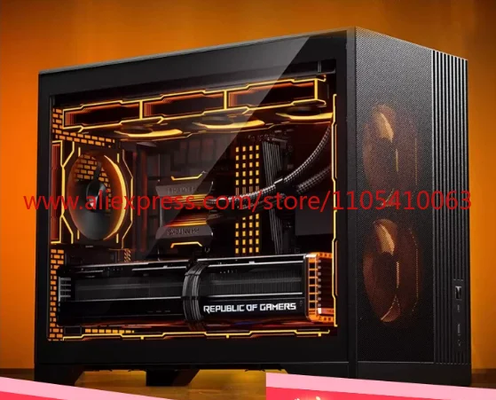 1PCS XT M3 Small Cyclone MATX Desktop Office 360 Cooling Type-c Computer Small Chassis