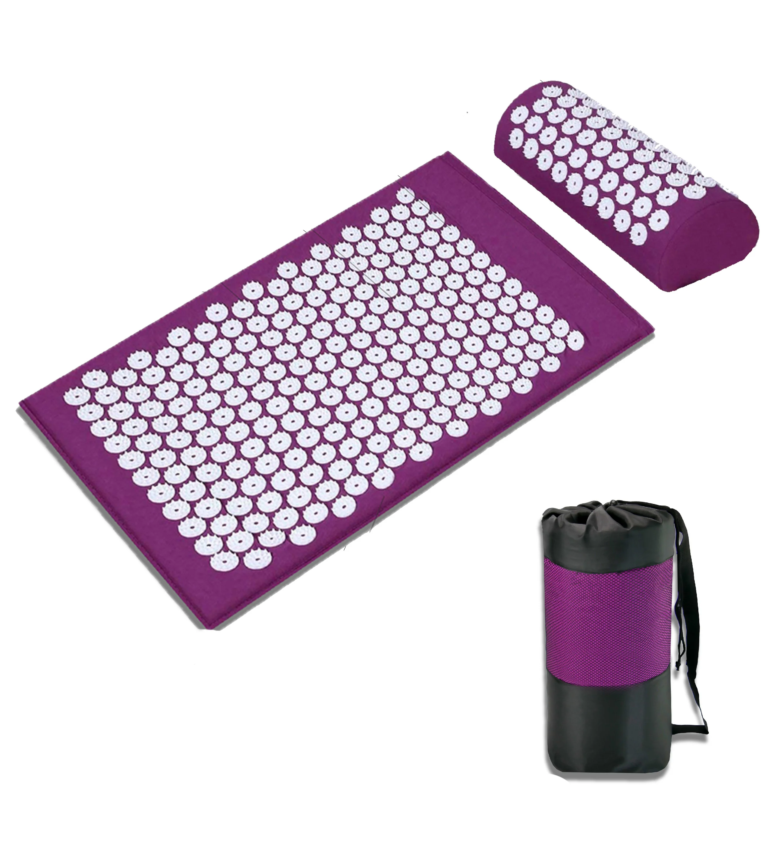 Yoga Massage Mat,Cushion for Acupressure Relieve Stress Back Body Pain Spike