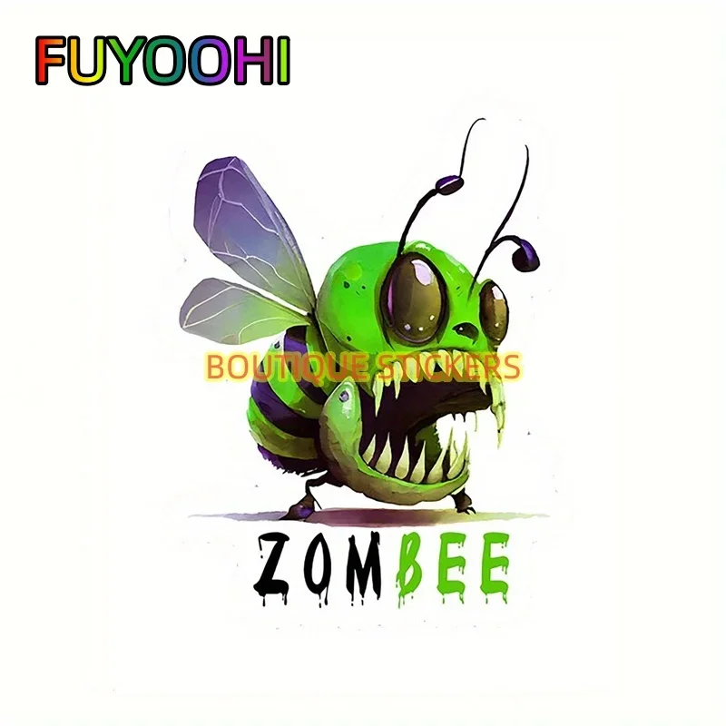 

FUYOOHI Cartoon Bee Motorcycle Stickers Scratch Covering Vinyl Decals Side Panels Automobile Accessories Animal Decoration