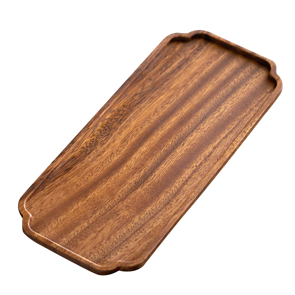 

Wooden Platters Fruits Tray Serving Snack Holder Multipurpose Food Storage Plate Kitchen Utensil Premium Wood Sturdy Smooth