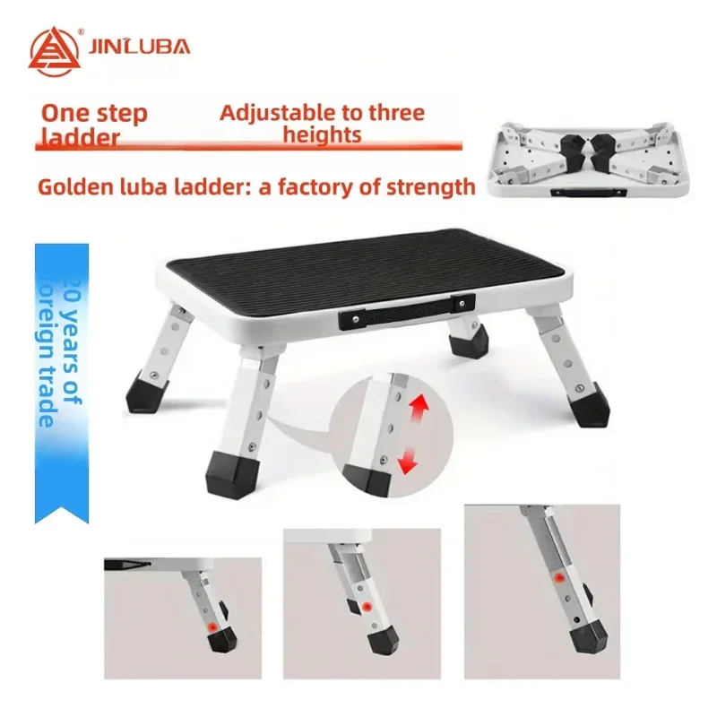 Multi-functional One-step Ladder Folding Ladder Non-slip Kitchen Household Ladder Miniature Step Ladder Climbing Ladder