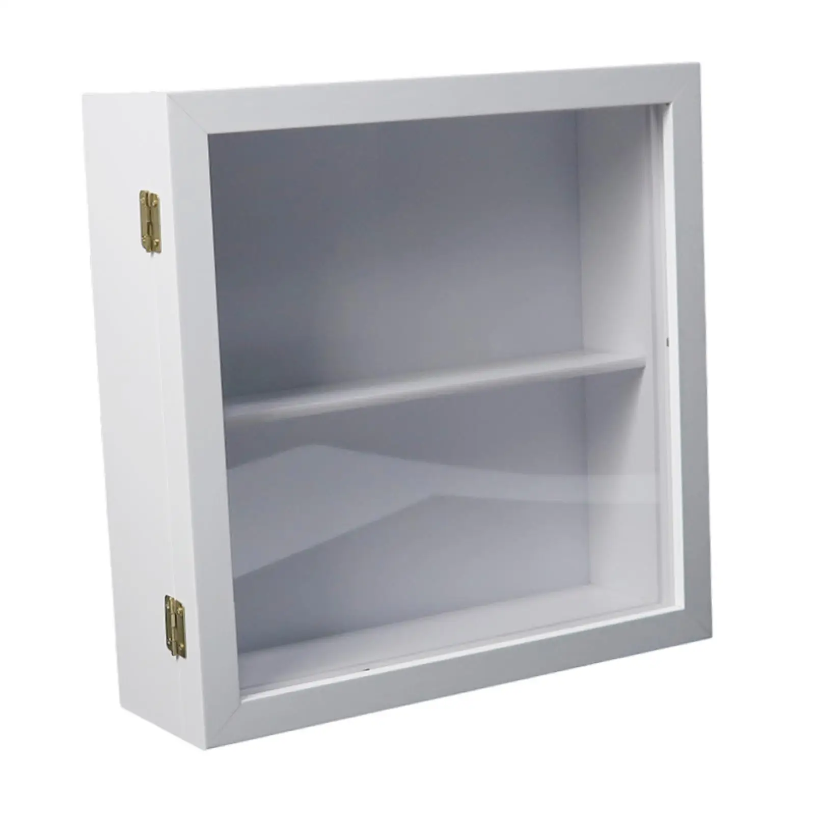 

Display Case DIY Figures Organizer Double Layer Countertop Cabinet Wall Mounted Storage Box for Mini Toys Action Figure