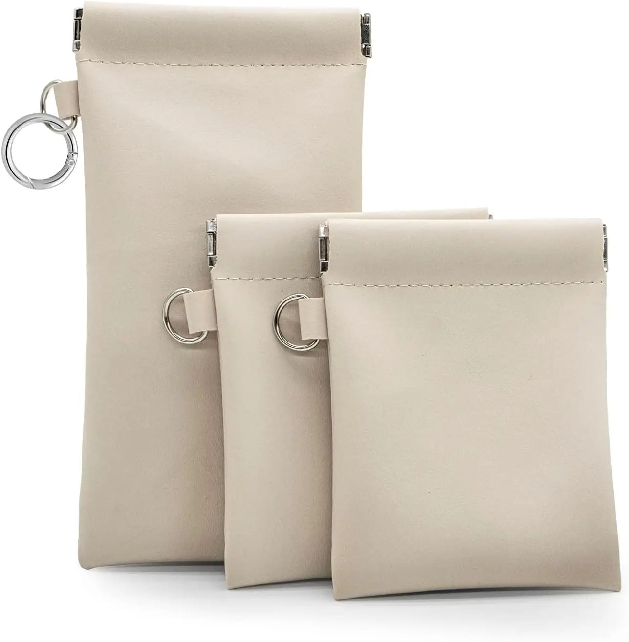 

1 шт. футляр для солнцезащитных очков и 2 шт. органайзеры для сумок, портативные, с защелкой, из износостойкого полиуретана