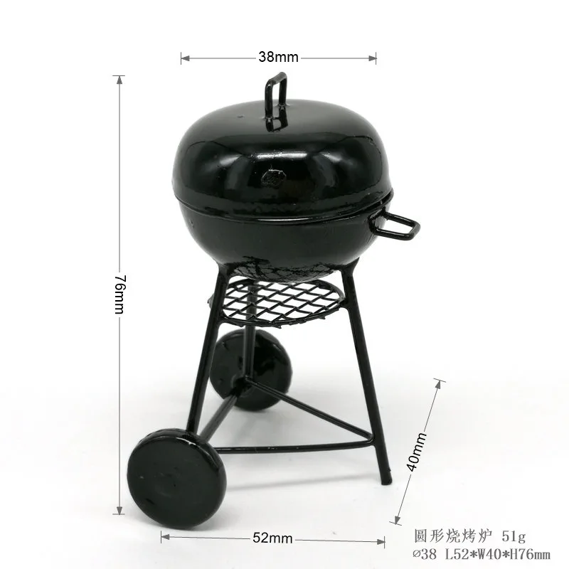 GRC simulation barbecue grill, BBQ 1/10 simulation model car decoration