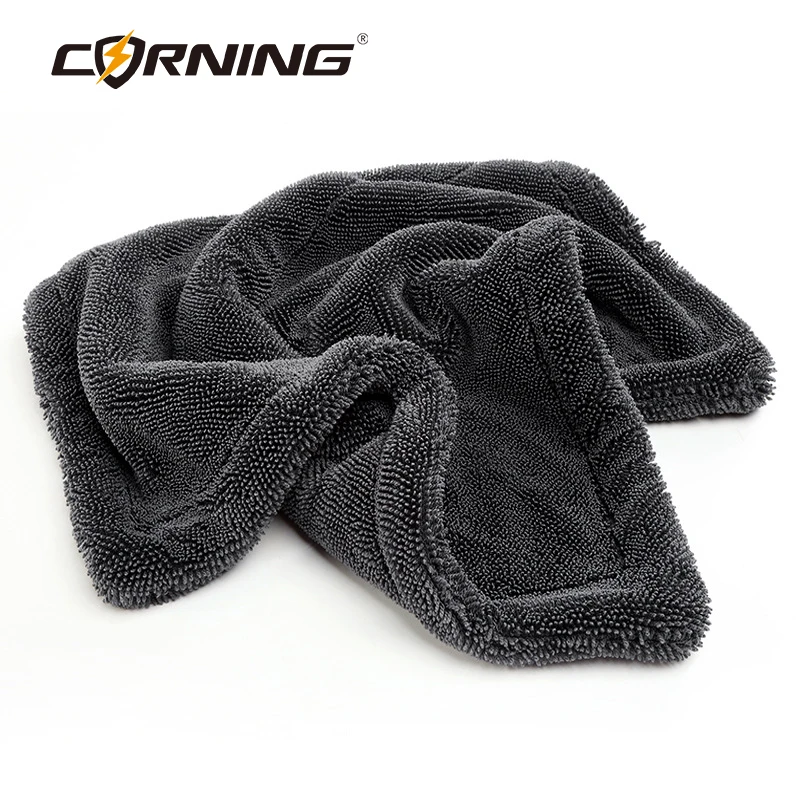 1200GSM Microfiber Car Cleaning Towel Double-Sided Super Absorbent Car Wash Cleaning Cloth Scratch Proof Soft Lint Towels