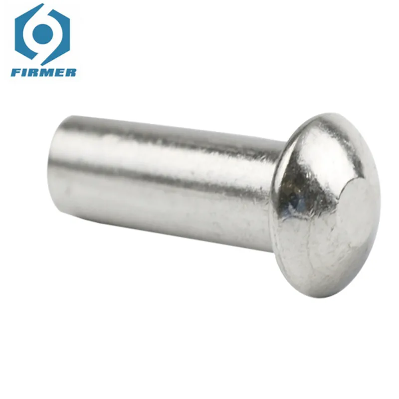 Exquisite M2 Series Multi-specification GB867 Stainless Steel 304 Semi-circular Head Solid Rivets 1000 Pieces