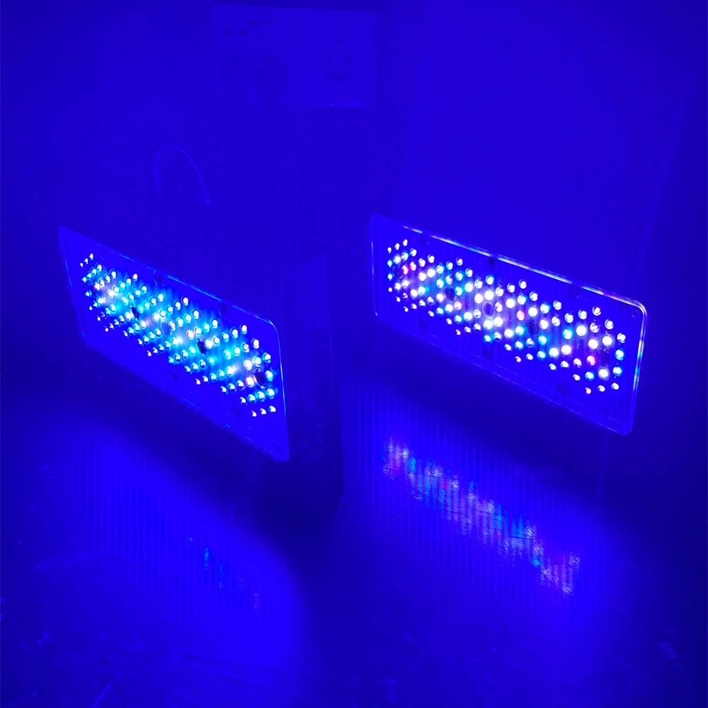 Luz LED de arrecife para acuario marino azul, 240W, A8se II Max, 8 canales, Control por aplicación WiFi para acuario de arrecife de Coral de 3 pies, 4 pies y 5 pies