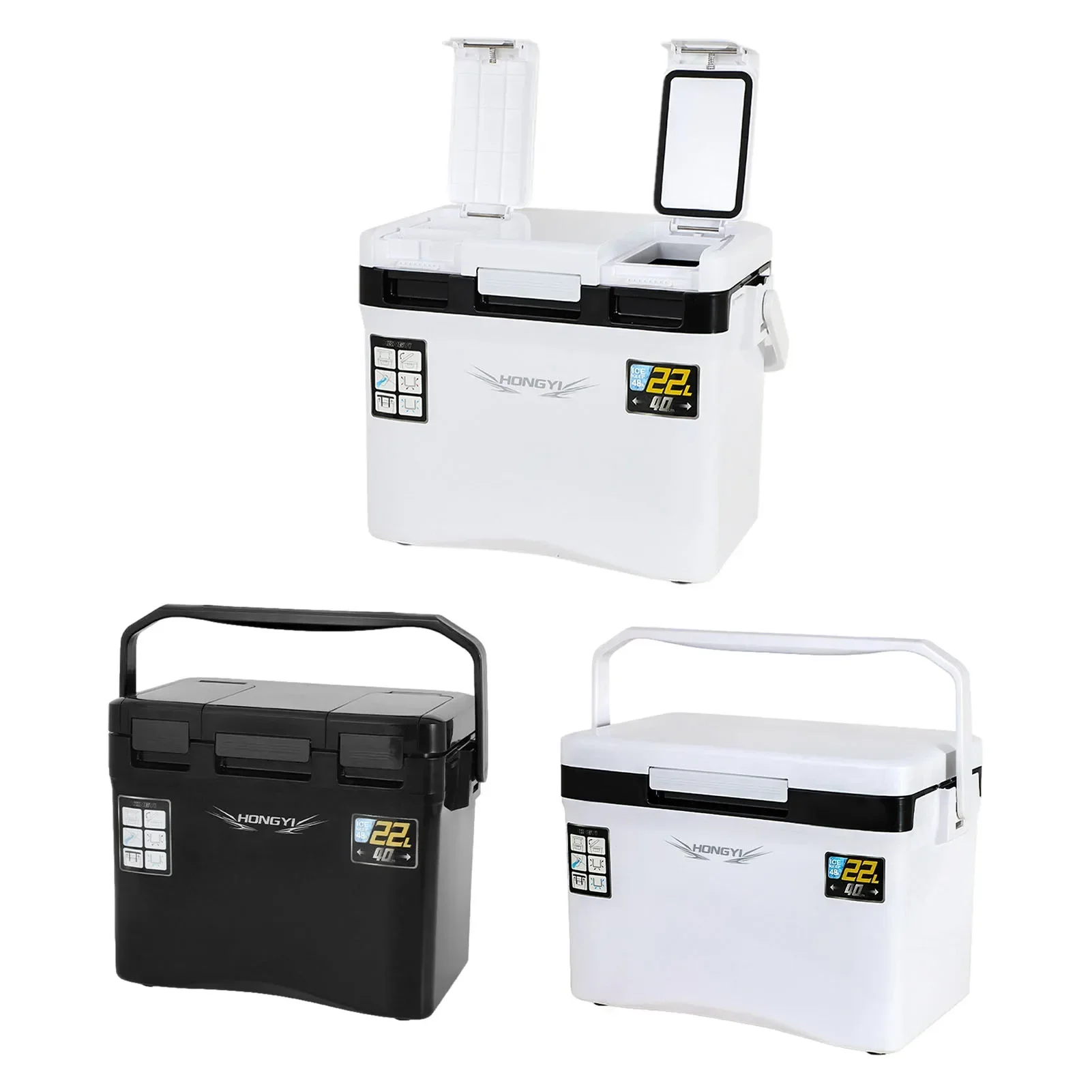 z Glacière pesca 22 لتر، boîte à outils، pour camping، engrenage precieux، conteur pour aliments d'extérieur، éتوي لا غنى عنه #2